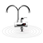 LED displejová batéria s okamžitým ohrievačom vody so sprchovou hlavicou v bielej farbe - 3000W