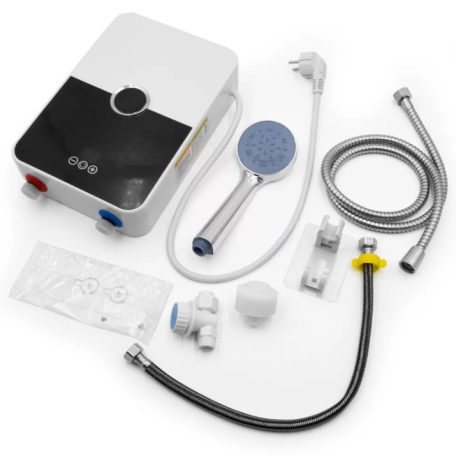 Okamžitý elektrický ohrievač vody v bielej farbe - 3000W