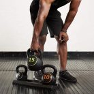 Sada kettlebell - 2,25 kg, 4,45 kg a 7 kg