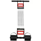 3 v 1-dnom fitness expandér s 5 pružinami a ergonomickými rukoväťami