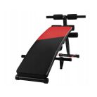 Lavička na brušné svalstvo s gumovým pásom +   činky ako darček (2 x 1,5 kg)