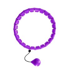 Hula hoop s váhou a LCD displejom - fialová