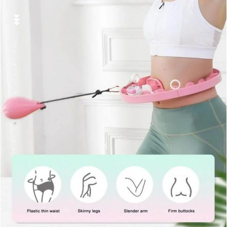 Hula hoop s váhou a LCD displejom