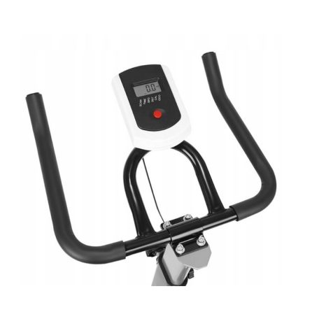 Čierno-modrý profesionálny spinningový bicykel