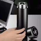 Smart termohrnček  z nehrdzavejúcej ocele s LCD displejom - 480 ml