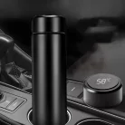 Smart termohrnček  z nehrdzavejúcej ocele s LCD displejom - 480 ml