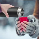 Smart termohrnček  z nehrdzavejúcej ocele s LCD displejom - 480 ml