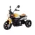 Detská elektrická motorka - žlto-biela - 380W